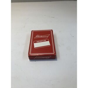 Vintage Budweiser Playing Cards
